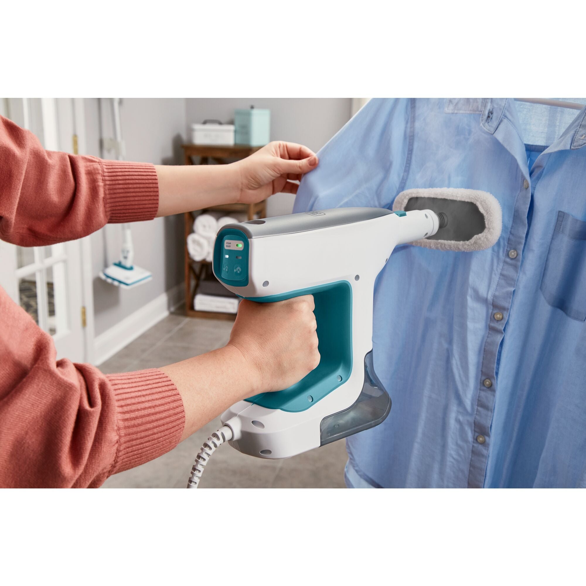 SteamMop™ Multipurpose Steam Cleaning System with 7 Attachments + Storage Wall Mount - Image 2