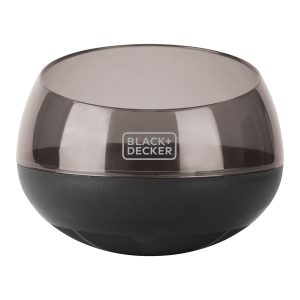 Slow Feeder Rocking Dog Bowl. One Size. Black