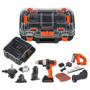 20V MAX *POWERCONNECT™ MATRIX™ Cordless Drill With 7 Attachments and Storage Case. Battery and Charger Included