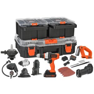 20V MAX *POWERCONNECT™ MATRIX™ Cordless Drill With 8 Attachments and Storage Case. Battery and Charger Included