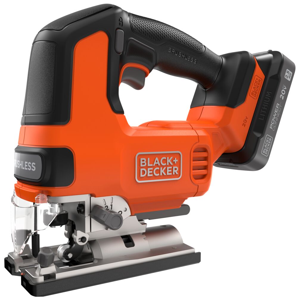 20V MAX* POWERCONNECT™ Cordless Brushless Jig Saw Kit (Battery & Charger Included) - Image 3